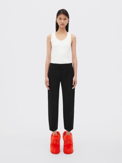 Bottega Veneta curved shape compact wool trousers