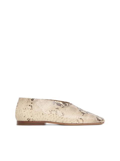 Mansur Gavriel Square Soft V ballet flats