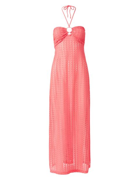 MELISSA ODABASH HARRIET APRICOT DRESS
