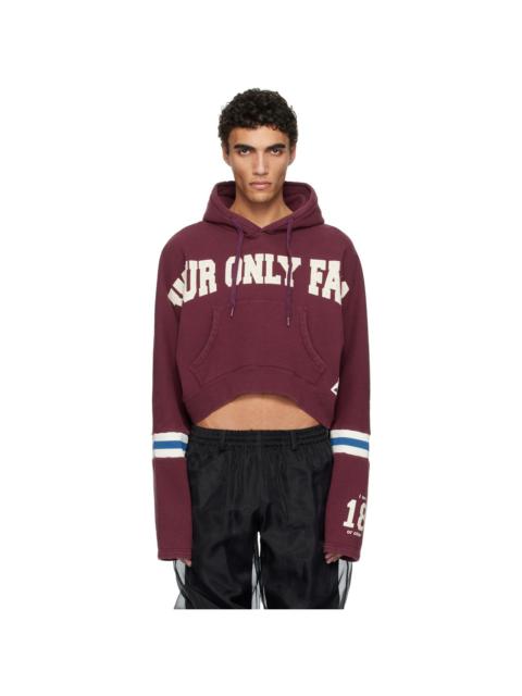 doublet Burgundy PZtoday Edition 'Only Fans' Hoodie