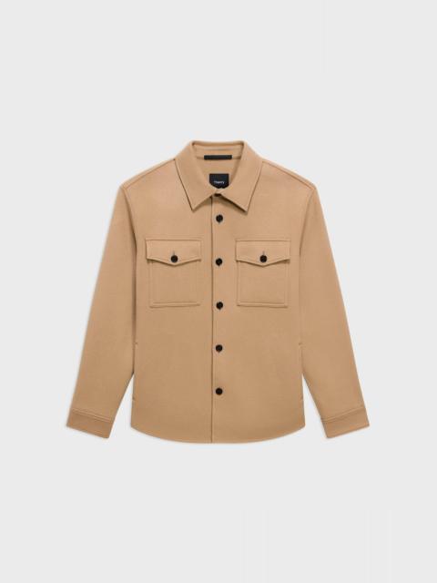 Theory Shirt Jacket in Double-Face Wool-Cashmere