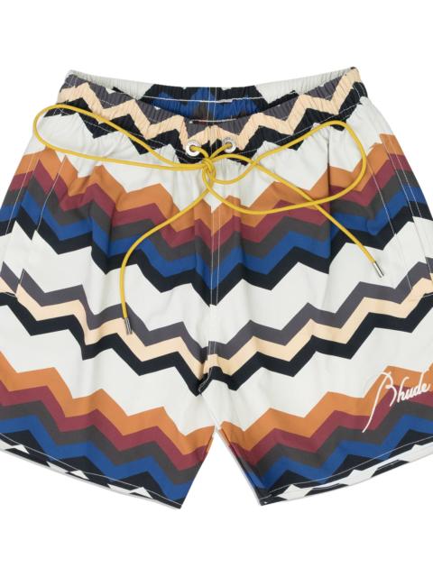 Rhude Zig Zag Swim Shorts "Multicolor" RHPS24SH22448108