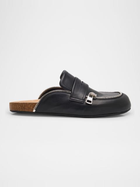 JW Anderson Men's Leather Biker Loafers