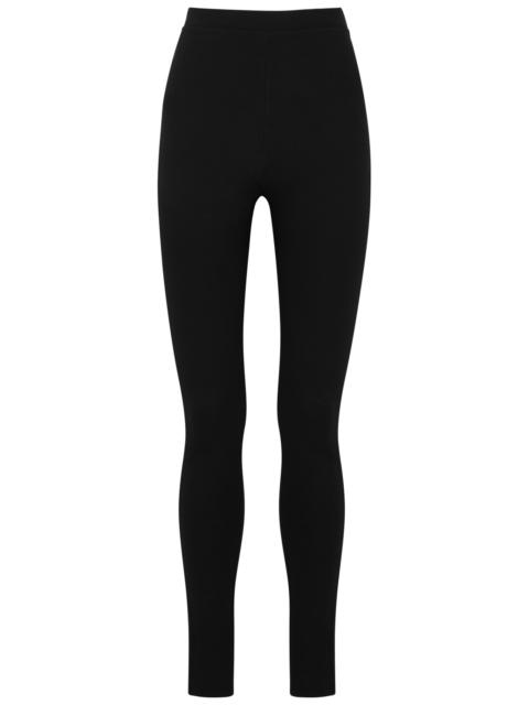 Stretch-jersey leggings