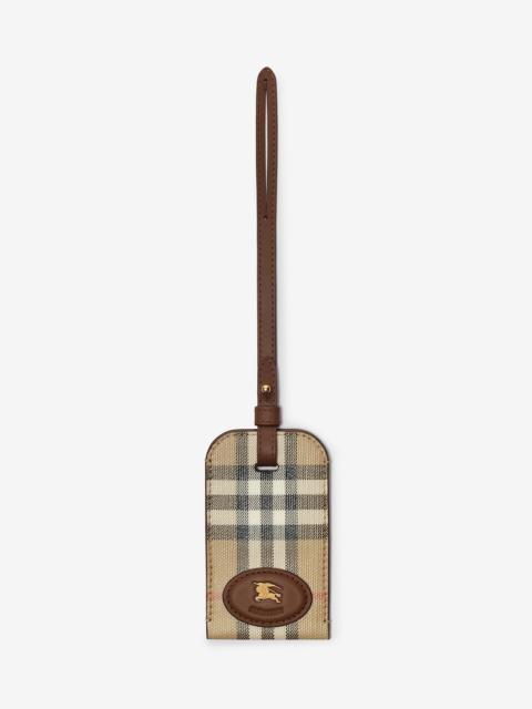 Burberry Check Luggage Tag