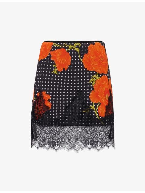 Never Fully Dressed Poppy Maeva Mini Chiffon Skirt