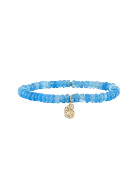 SYDNEY EVAN Nautilus Beaded Bracelet