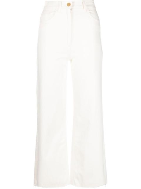 ELISABETTA FRANCHI high-waisted cropped jeans