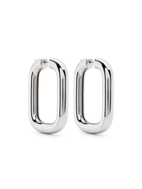 Jil Sander sculted hoop earrings