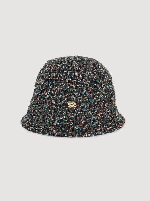 Sandro Reversible tweed hat