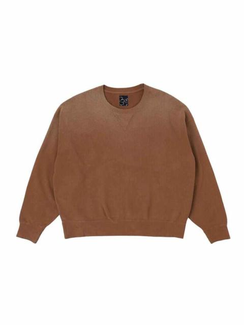 AMPLUS SB SWEAT L/S DMGD BROWN