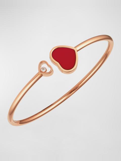 Chopard Happy Hearts Bangle Bracelet in 18K Rose Gold