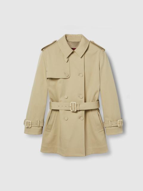 GUCCI Cotton stretch garbardine coat