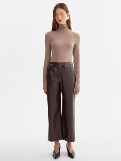 LAMARQUE LAEL | Cropped Faux Leather Trouser