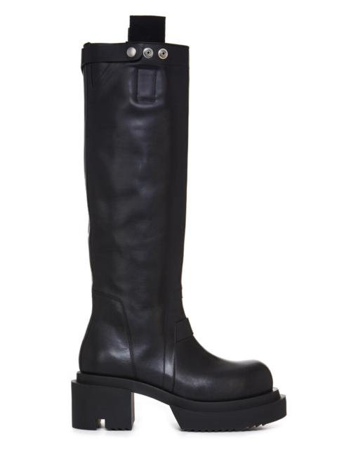 Rick Owens 75mm knee-high platform boots