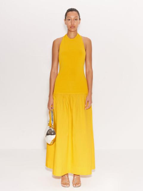 SIMONMILLER Junjo Combo Dress In Sherbert Orange