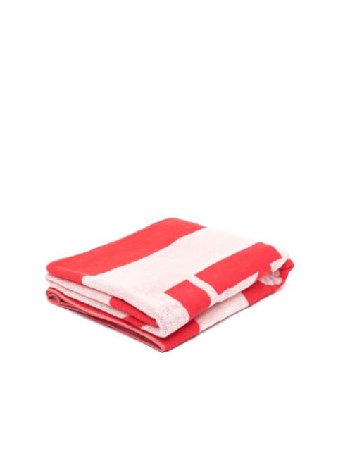 KENZO logo-print organic cotton towel
