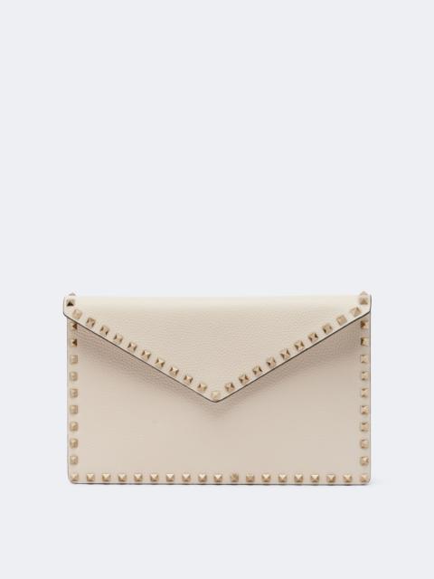 Valentino Rockstud Large leather pouch