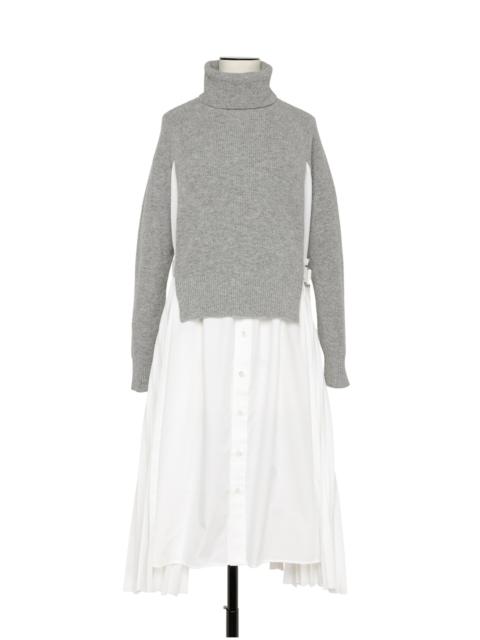 sacai Wool Knit Dress