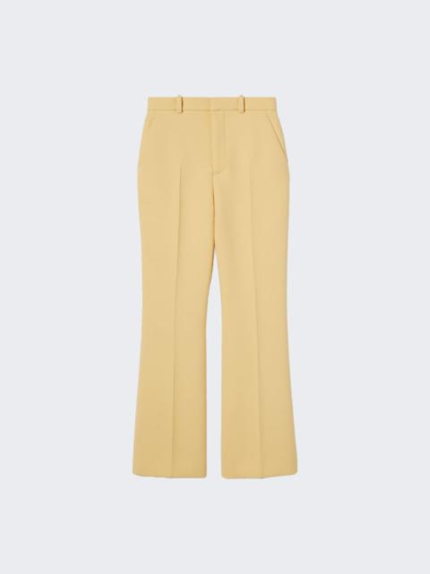 GUCCI Light Wool Crepe Pants Granny Cream