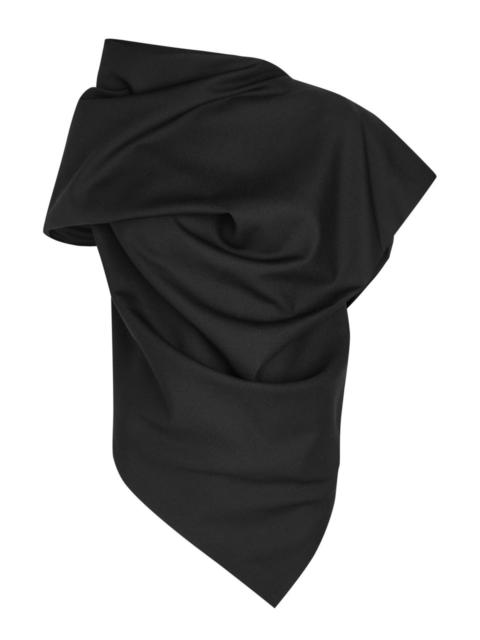 ISSEY MIYAKE Issey Miyake Uni-form Draped Wool top