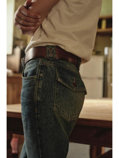 FREE PEOPLE Free People x Yellowstone Flora Low-Rise Bootcut Jeans
