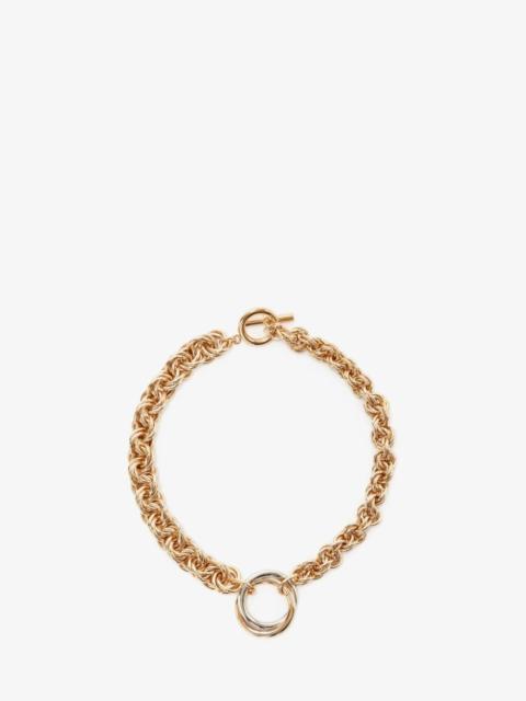 JW Anderson OVERSIZED LOOPS MULTI-LINK NECKLACE