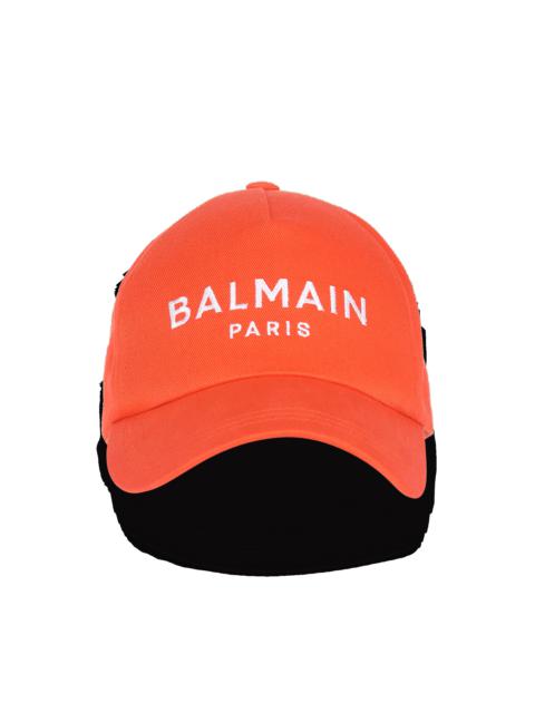 Balmain Cotton cap with Balmain logo