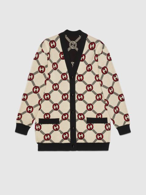 GUCCI Reversible Interlocking G wool cardigan