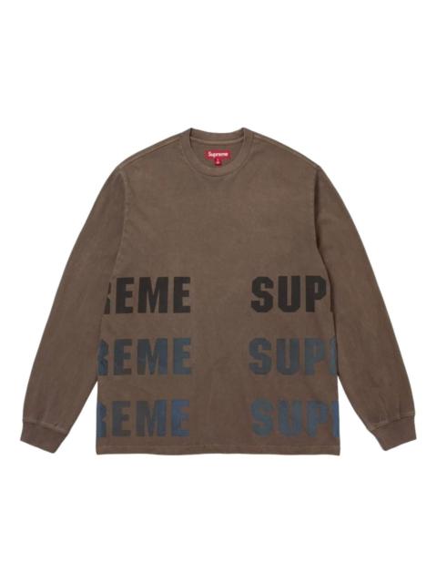 Supreme Supreme FW26 Reflective L/S T-Shirt 'Brown' SUP-FW26-071-BRN