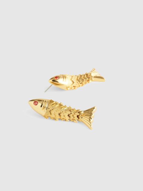 Madewell Madewell x Shopbop Fish Statement Stud Earrings