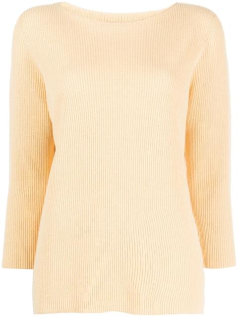 FABIANA FILIPPI ribbed long-sleeve top