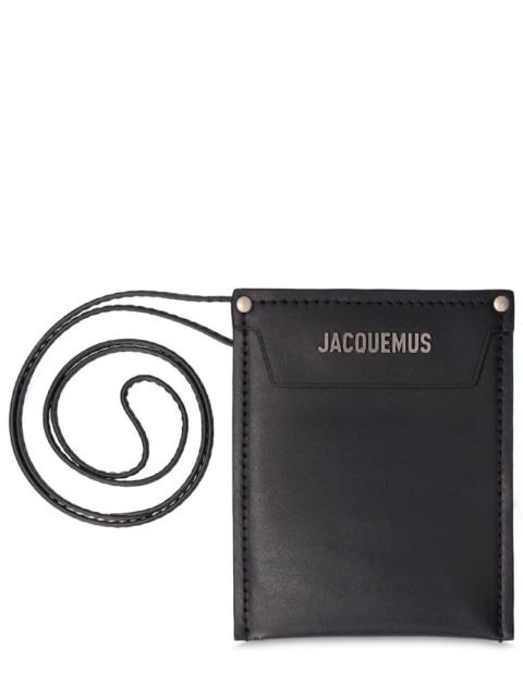 JACQUEMUS Le Porte Poche Meunier leather wallet