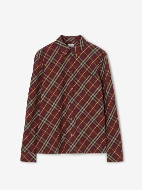 Burberry Classic Fit Check Cotton Shirt