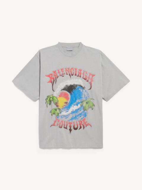 BALENCIAGA Men's Vintage Surfer Oversized T-shirt in Balenciaga Grey