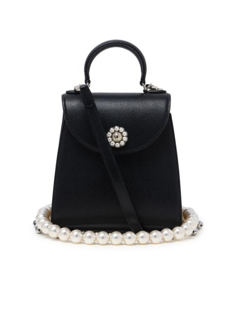 Simone Rocha pearl-embellished leather tote bag