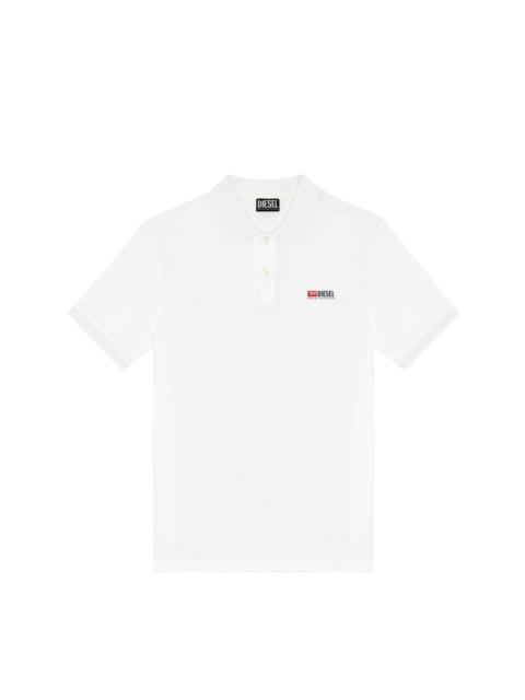 Diesel 로고 인쇄 폴로 셔츠