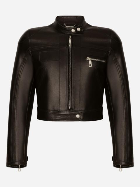 Dolce & Gabbana Nappa leather biker jacket