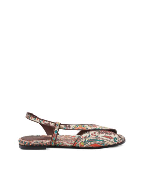 Etro paisley printed sandals
