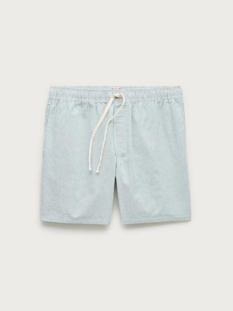 J.CREW 7'' lounge short in Broken-in oxford cloth