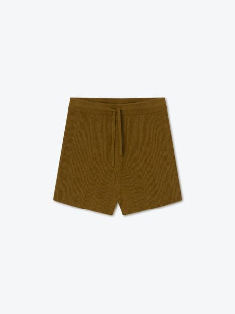 BRONTE - Terry-knit shorts - Golden brown