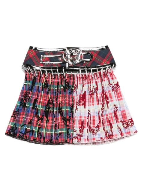 Chopova Lowena pleated carabiner skirt