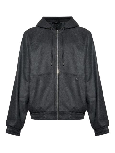 FENDI zip-up cashmere hoodie