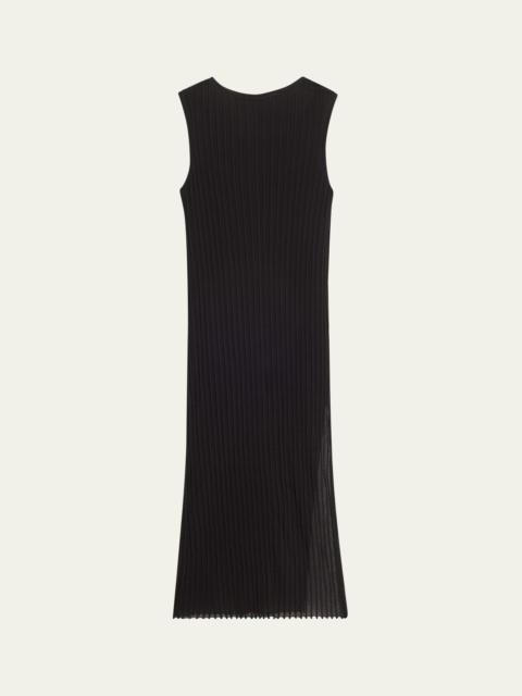 Loulou de Saison Ada Sleeveless Rib Knit Maxi Dress