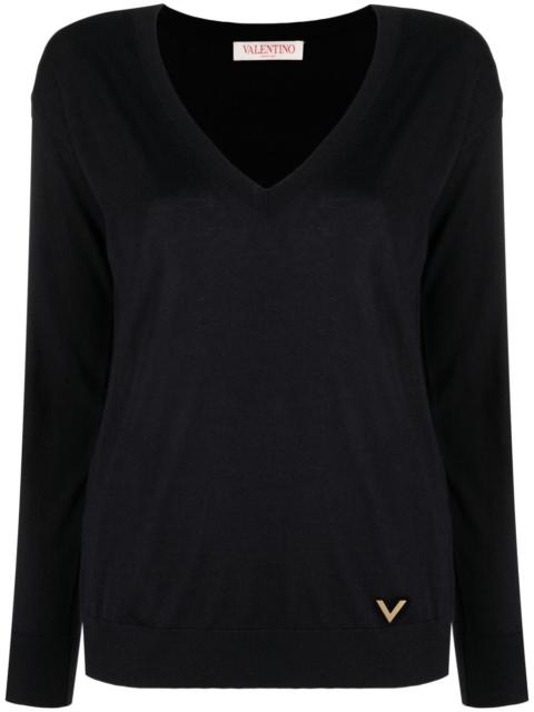 cashmere-silk blend jumper