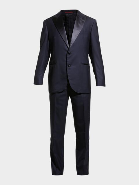Brunello Cucinelli Men's Solid Peak-Lapel Tuxedo