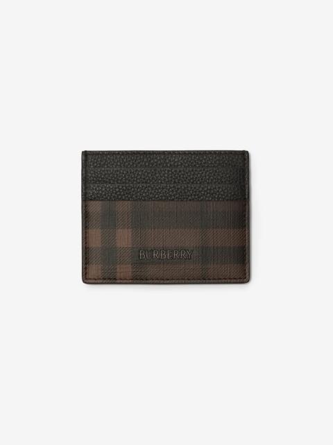 Burberry Check Card Case