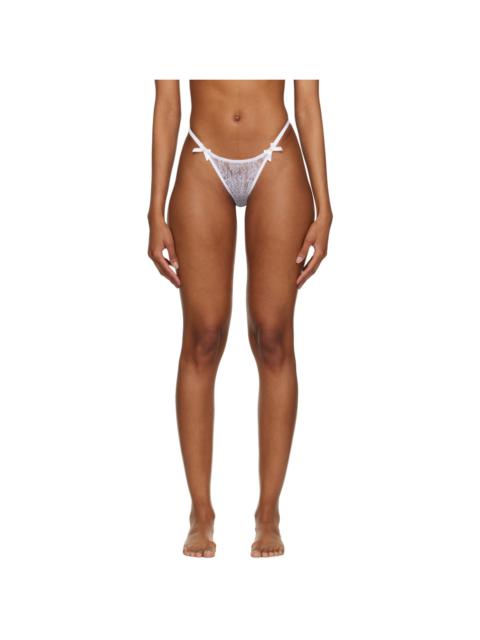 Agent Provocateur White Lorna Thong