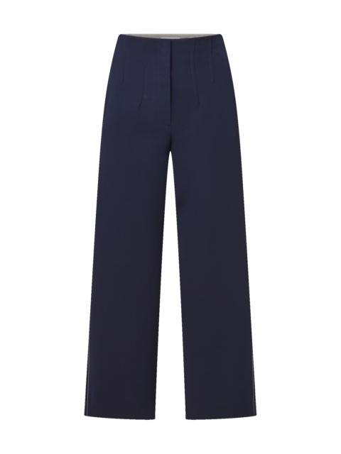 VERONICA BEARD ELLIN CROPPED WIDE-LEG PANT