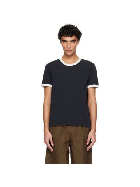 A.P.C. Black Contrast Trim T-shirt